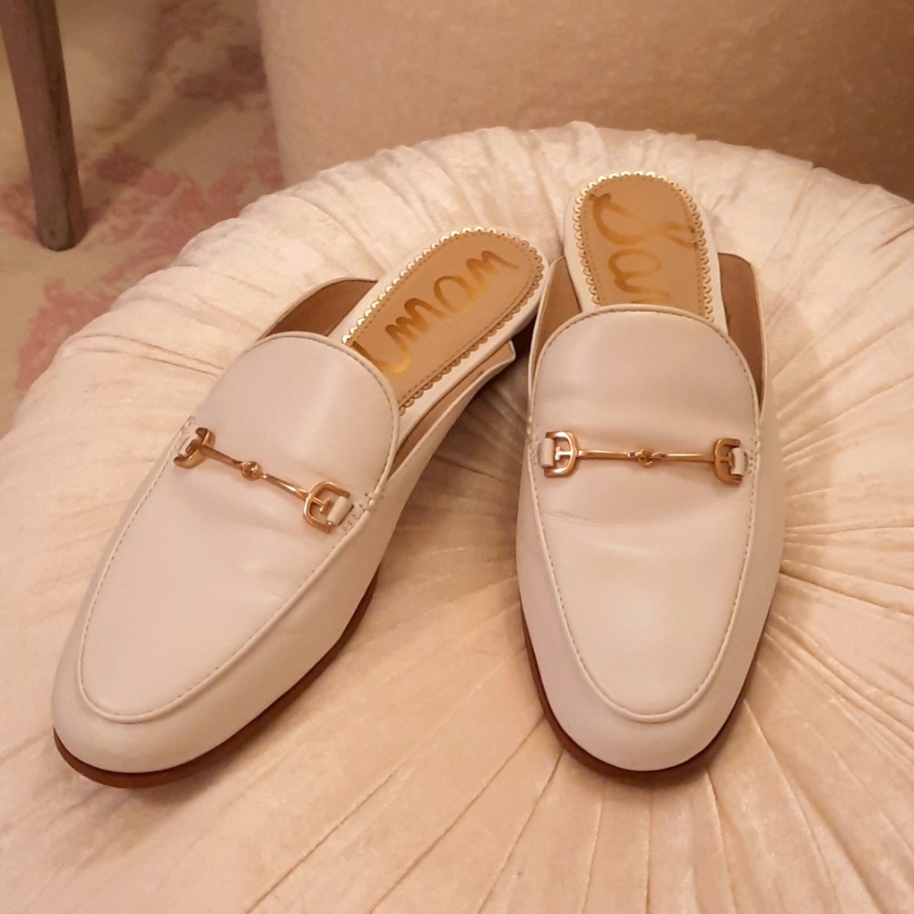 Sam Edelman Linnie Bit Mule, Bright White, Size 8.5